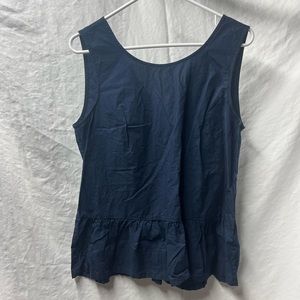 Gorgeous navy blue top from j core! Check out the back for a stunning bow look